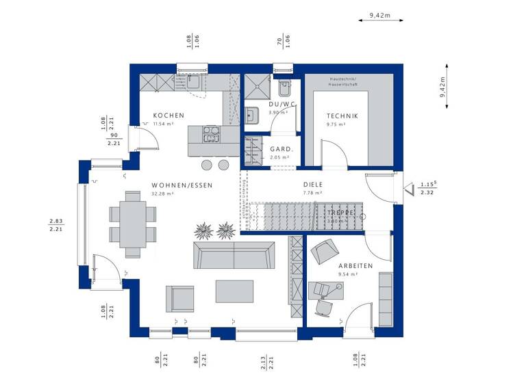 Haus zum Kauf 679.479 € 5 Zimmer 145 m² 580 m² Grundstück Metzkausen Mettmann 40822