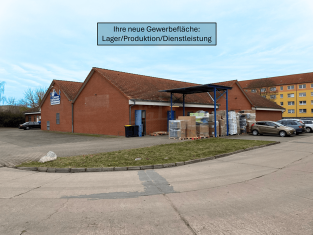 Lagerhalle zur Miete 8,50 € 809 m² Lagerfläche Melkerstraße 49 Osterburg Osterburg (Altmark) 39606