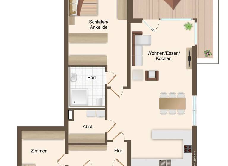 Wohnung zur Miete 1.900 € 3 Zimmer 116,3 m² EG frei ab 01.05.2026 Forsbach Rösrath 51503