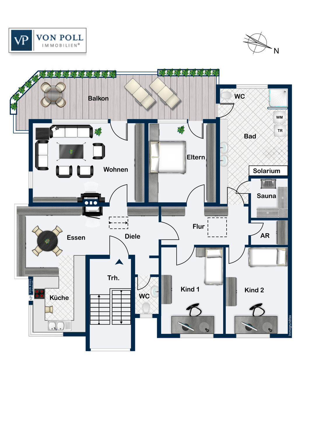 Wohnung zum Kauf 569.000 € 4,5 Zimmer 144,1 m²<br/>Wohnfläche 2.<br/>Geschoss Schmiden Fellbach / Schmiden 70736