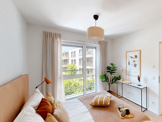 Wohnung zur Miete - Erstbezug 1.450 € 2 Zimmer 58,8 m² 4. Geschoss frei ab 01.04.2027 Robert-Stolz-Straße 9 Mörsenbroich Düsseldorf 40470
