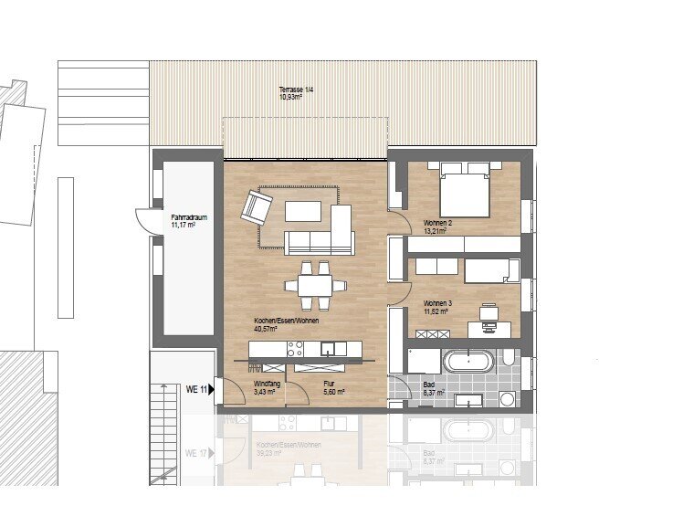 Wohnung zum Kauf provisionsfrei 523.000 € 3 Zimmer 98,6 m²<br/>Wohnfläche EG<br/>Geschoss Eutritzsch Leipzig 04129