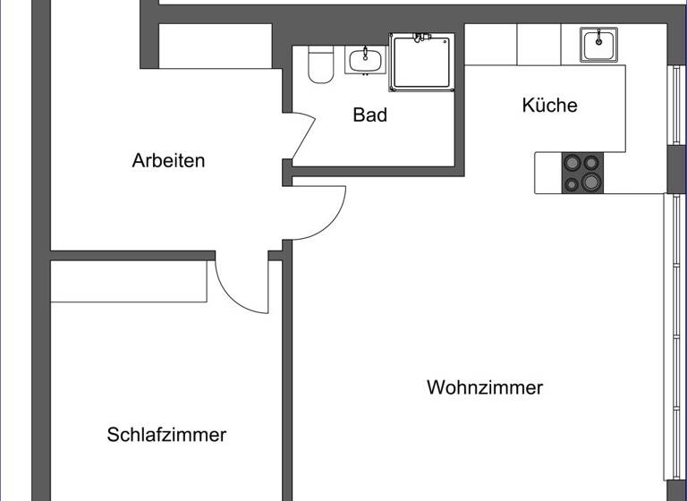 Wohnung zum Kauf 325.000 € 2 Zimmer 68 m² 14. Geschoss Hamburger Straße 3 Barmbek-Süd Hamburg / Barmbek-Süd 22083