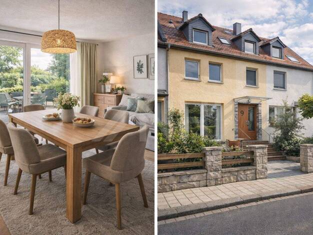 Reihenmittelhaus zum Kauf 442.000 € 5 Zimmer 106,2 m² 210 m² Grundstück frei ab 01.09.2026 Hänselweg 9 Marienbrunn Leipzig / Marienbrunn 04277