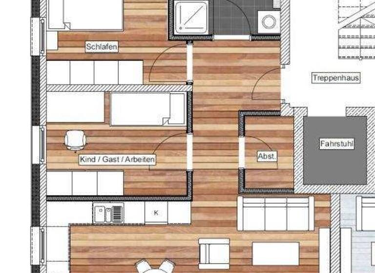 Terrassenwohnung zum Kauf - Erstbezug 298.800 € 3 Zimmer 68,3 m² Strausberger Str. 15 Mitte Petershagen/Eggersdorf 15345