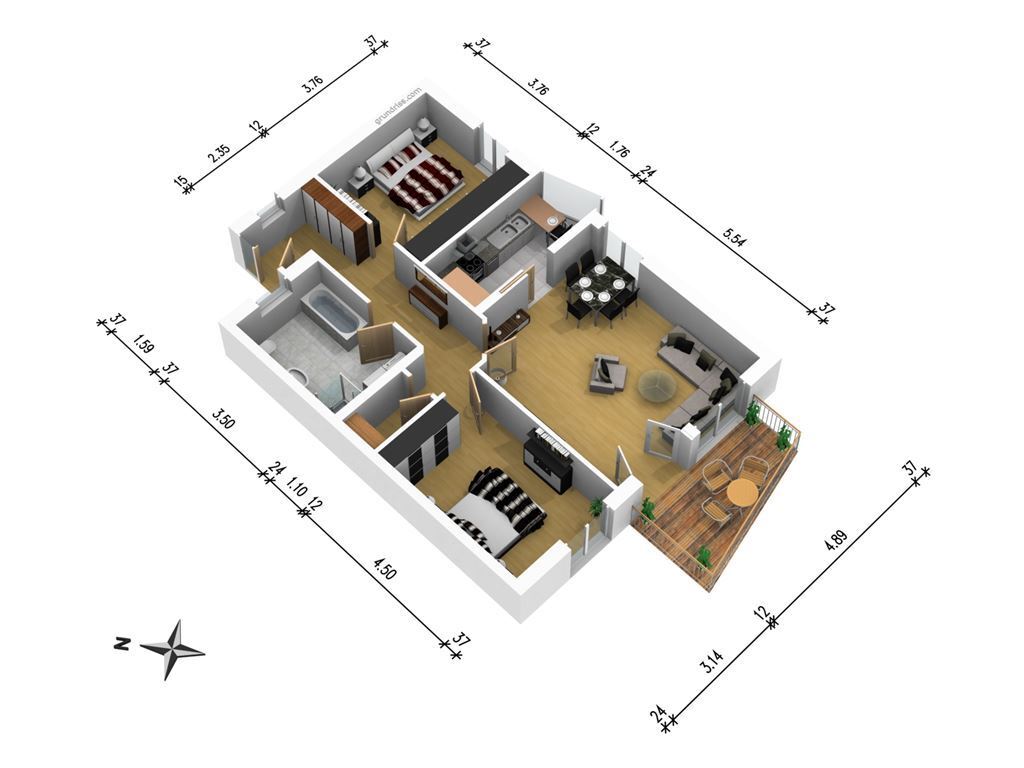 Wohnung zum Kauf 405.000 € 3,5 Zimmer 88 m²<br/>Wohnfläche 1.<br/>Geschoss ab sofort<br/>Verfügbarkeit Daisendorf 88718