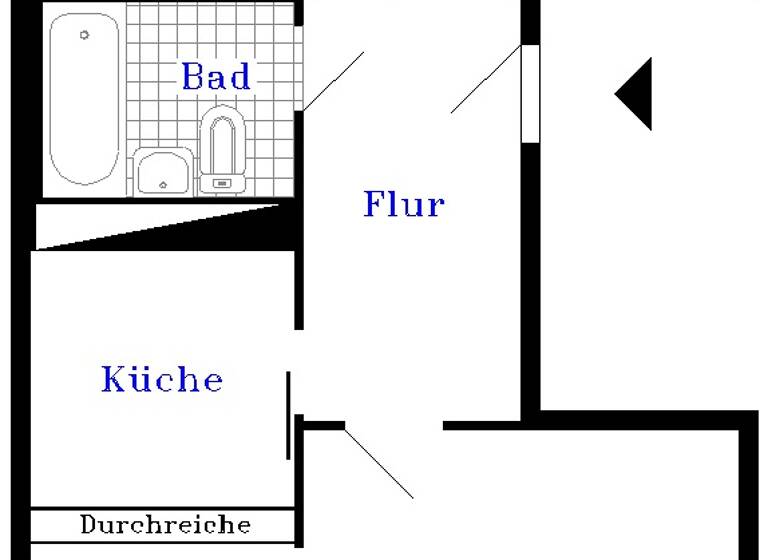 Wohnung zur Miete 281 € 3 Zimmer 56,9 m² 4. Geschoss Kl. Mühlenbreite 11 Calbe Calbe (Saale) 39240