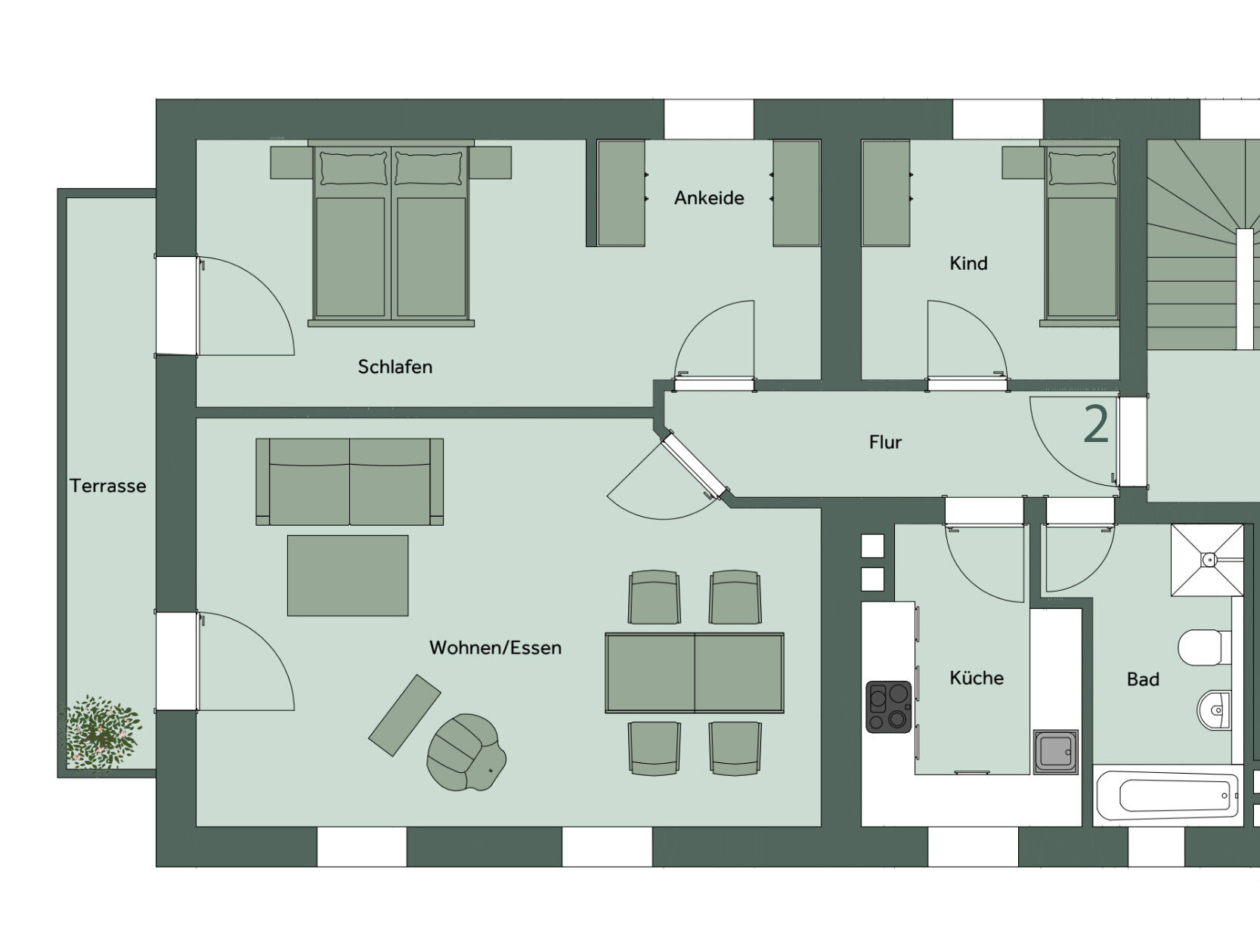 Studio zum Kauf 638.000 € 3 Zimmer 81,3 m²<br/>Wohnfläche 2.<br/>Geschoss Trinis Rottach-Egern 83700