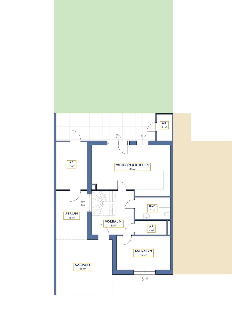 Doppelhaushälfte zum Kauf 390.000 € 5 Zimmer 136 m²<br/>Wohnfläche 402 m²<br/>Grundstück Prellenkirchen 2472