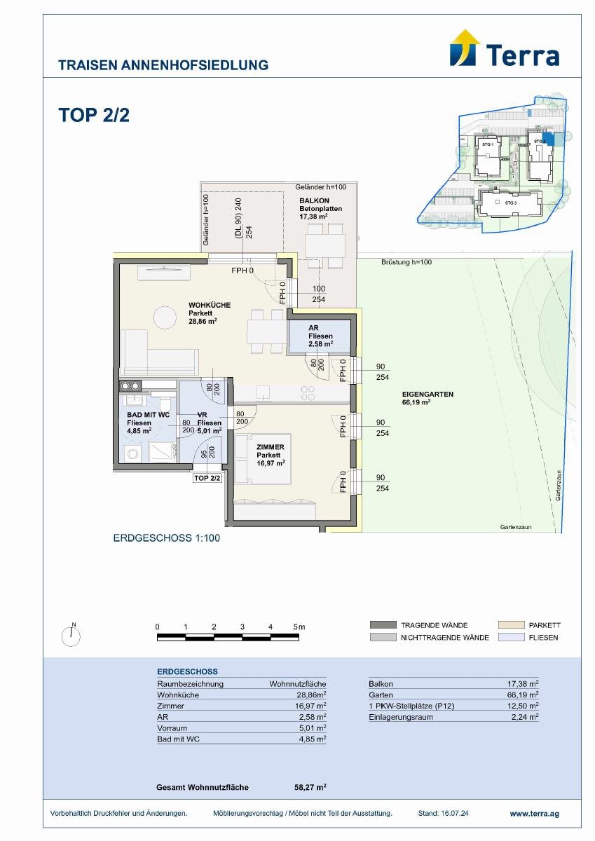 Wohnung zur Miete 730 € 2 Zimmer 58,3 m²<br/>Wohnfläche 01.09.2026<br/>Verfügbarkeit Traisen 3160