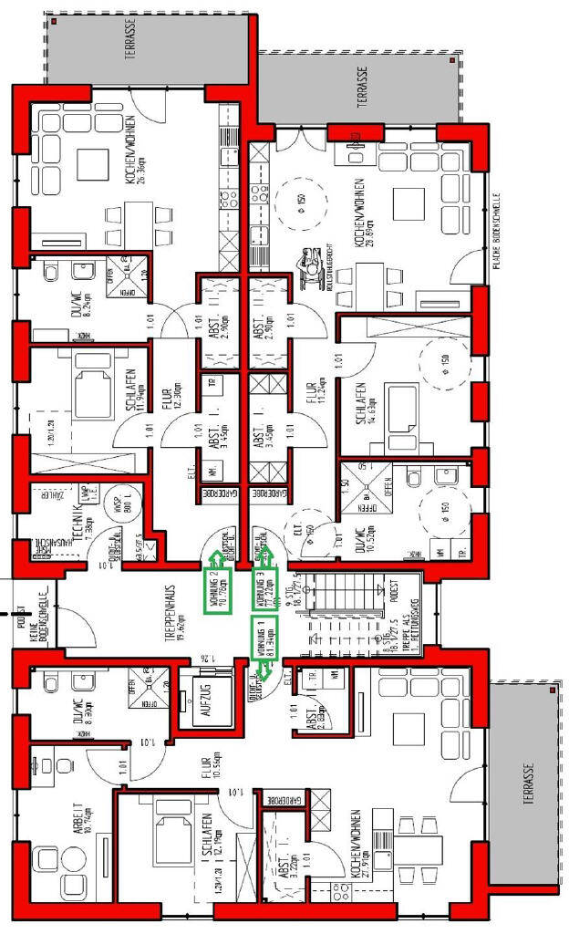 Wohnung zur Miete 790 € 2 Zimmer 77,2 m²<br/>Wohnfläche ab sofort<br/>Verfügbarkeit Bockhorn Bockhorn 26345