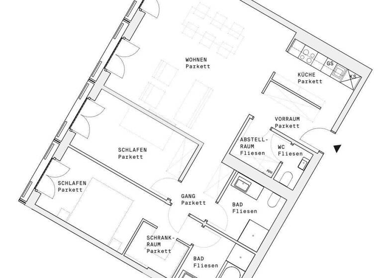 Wohnung zur Miete - Erstbezug 1.803 € 3 Zimmer 92 m² 11. Geschoss Donau-City-Straße Wien 1220