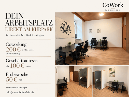 Bürofläche zur Miete 200 € Kurhausstraße 12 Bad Kissingen Bad Kissingen 97688