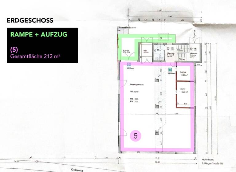 Lagerhalle zur Miete provisionsfrei 400 m² Lagerfläche teilbar von 200 m² bis 400 m² Pfeffingen Albstadt 72459
