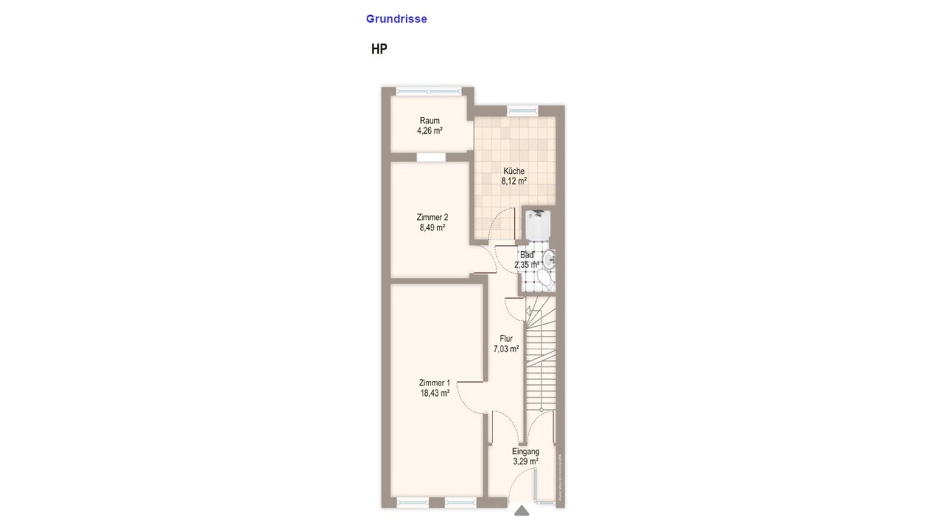 Wohnung zur Miete 650 € 2 Zimmer 60 m²<br/>Wohnfläche EG<br/>Geschoss 01.03.2025<br/>Verfügbarkeit Weizenkampstr. 15X Hohentor Bremen (Stadt) - Hohentor 28199