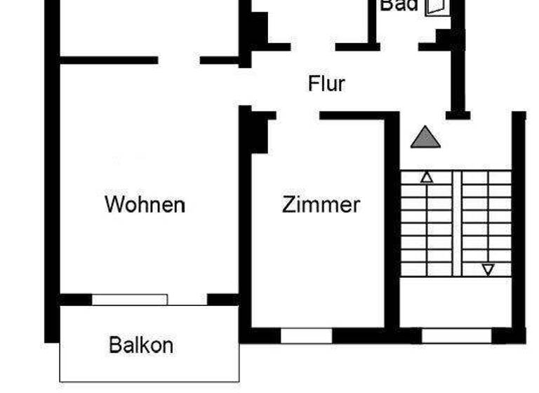 Wohnung zur Miete 479 € 3 Zimmer 56 m² 1. Geschoss Talbahnstraße 34 Obermeiderich Duisburg 47137