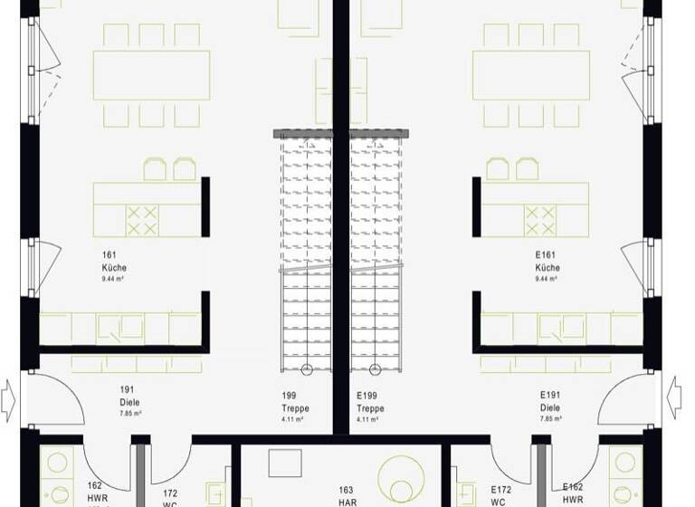 Mehrfamilienhaus zum Kauf - Erstbezug 450.500 € 5 Zimmer 136 m² 600 m² Grundstück Hertmannsweiler winnenden 71364