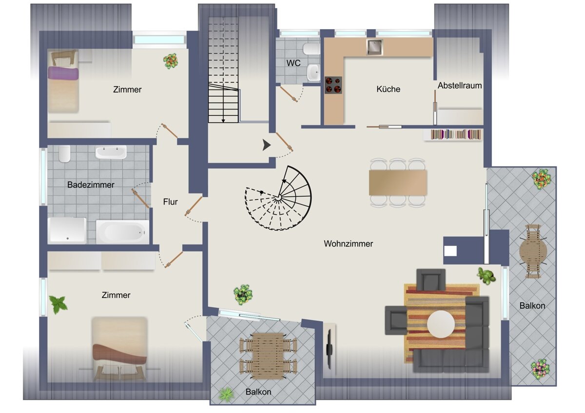 Maisonette zum Kauf 598.000 € 5 Zimmer 145,5 m²<br/>Wohnfläche Luginsland Stuttgart / Luginsland 70327