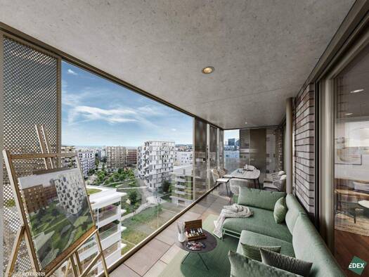 Terrassenwohnung zum Kauf - Erstbezug 532.000 € 3 Zimmer 69,8 m² 2. Geschoss Otto-Preminger-Straße Wien 1030