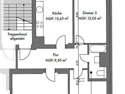 Wohnung zum Kauf provisionsfrei 201.430 € 3 Zimmer 77,5 m² 3. Geschoss Johannesvorstadt Erfurt 99085