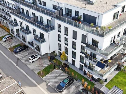 Wohnung zum Kauf - Neubau provisionsfrei 559.000 € 4 Zimmer 99,1 m² Geschoss 1/4 frei ab sofort Flößaustraße 100 Südstadt Fürth 90763