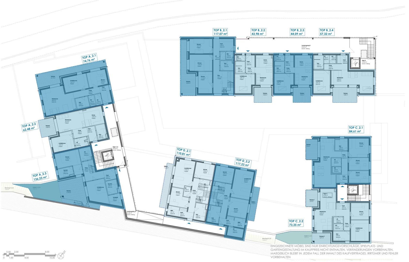 Wohnung zum Kauf 702.420 € 4 Zimmer 117,1 m²<br/>Wohnfläche 2.<br/>Geschoss 01.12.2026<br/>Verfügbarkeit Sellrain 6181