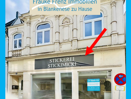 Ladenfläche zur Miete 1.200 € 1 Zimmer 42 m² Verkaufsfläche Blankeneser Hauptstraße 131 Blankenese Hamburg 22587