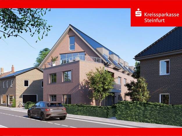 Wohnung zum Kauf - Erstbezug 309.000 € 2 Zimmer 60 m² Greven Greven 48268