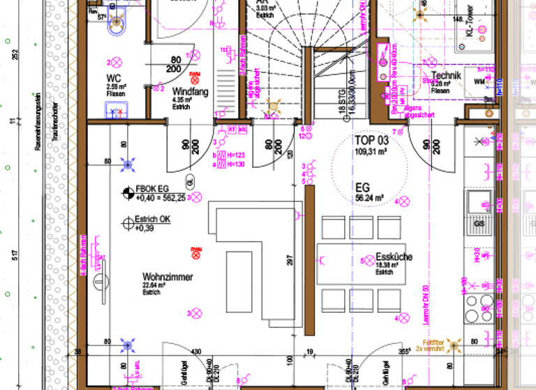 Reihenmittelhaus zur Miete 1.242 € 109,3 m² Friedhofgasse 9C Heidenreichstein 3860