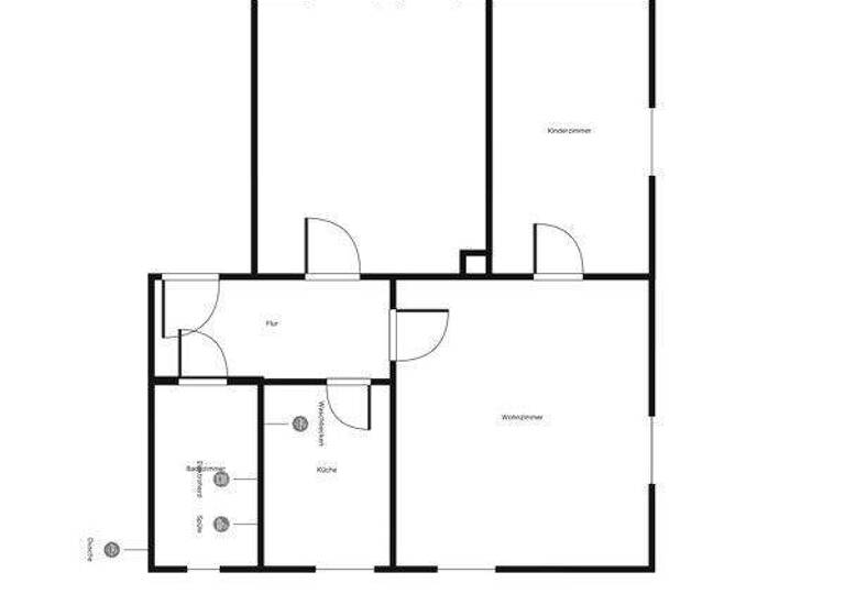 Wohnung zur Miete 509 € 3 Zimmer 51 m² 1. Geschoss frei ab 08.03.2026 Eisenstr. 42 Wiemelhausen Bochum 44799