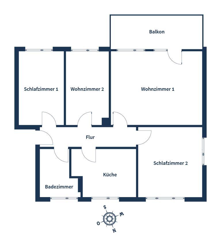 Wohnung zum Kauf 168.000 € 4 Zimmer 83 m²<br/>Wohnfläche 1.<br/>Geschoss Stieghorst Bielefeld 33605