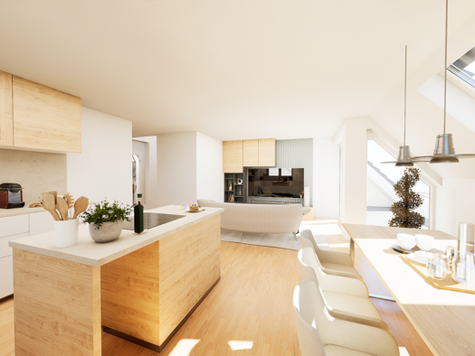 Maisonette zum Kauf - Neubau provisionsfrei 859.500 € 4 Zimmer 105,1 m² 2. Geschoss Schillerstraße 36 Herrenberg 71083