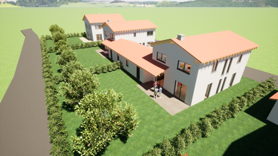 Haus zum Kauf - Neubau provisionsfrei 615.000 € 5 Zimmer 147 m² 631 m² Grundstück Moosfürth Wallersdorf 94522