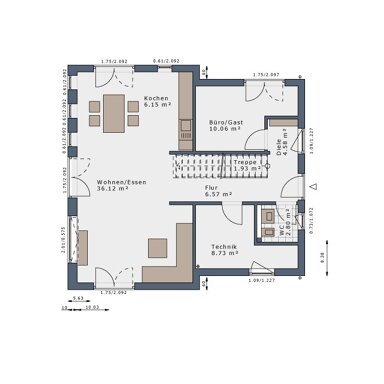 Einfamilienhaus zum Kauf provisionsfrei 598.000 € 5 Zimmer 140 m² 499 m² Grundstück Unterhausen Lichtenstein 72805