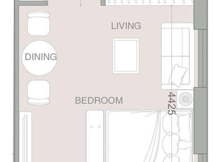 Wohnung zum Kauf provisionsfrei 199.023 € 2 Zimmer 41,8 m² Dubai 00000