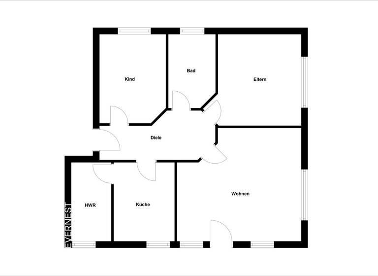 Wohnung zum Kauf 199.000 € 3 Zimmer 79 m² Ahlhorn Großenkneten 26197