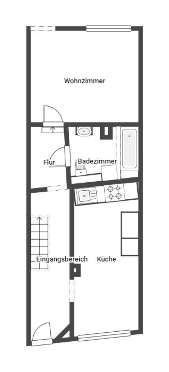 Immobilie zum Kauf als Kapitalanlage geeignet 199.999 € 5 Zimmer 109 m²<br/>Fläche 85,1 m²<br/>Grundstück Stadtkern Lippstadt 59555