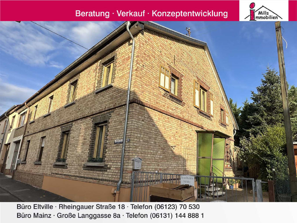 Einfamilienhaus zum Kauf 268.000 € 5,5 Zimmer 110 m²<br/>Wohnfläche 210 m²<br/>Grundstück Büdesheim Bingen am Rhein 55411