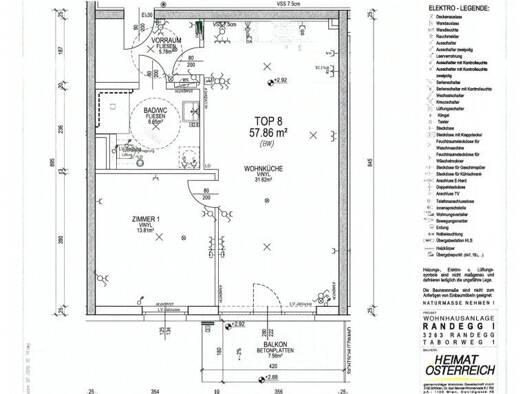 Wohnung zur Miete 606 € 2 Zimmer 57,9 m² 1. Geschoss Taborweg Randegg 3263