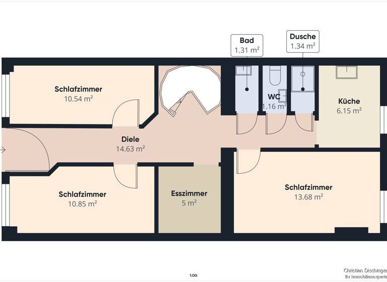 Wohnung zum Kauf 275.000 € 3,5 Zimmer 71 m² EG Kumpfmühl-Ziegetsdorf-Neuprüll Regensburg 93051
