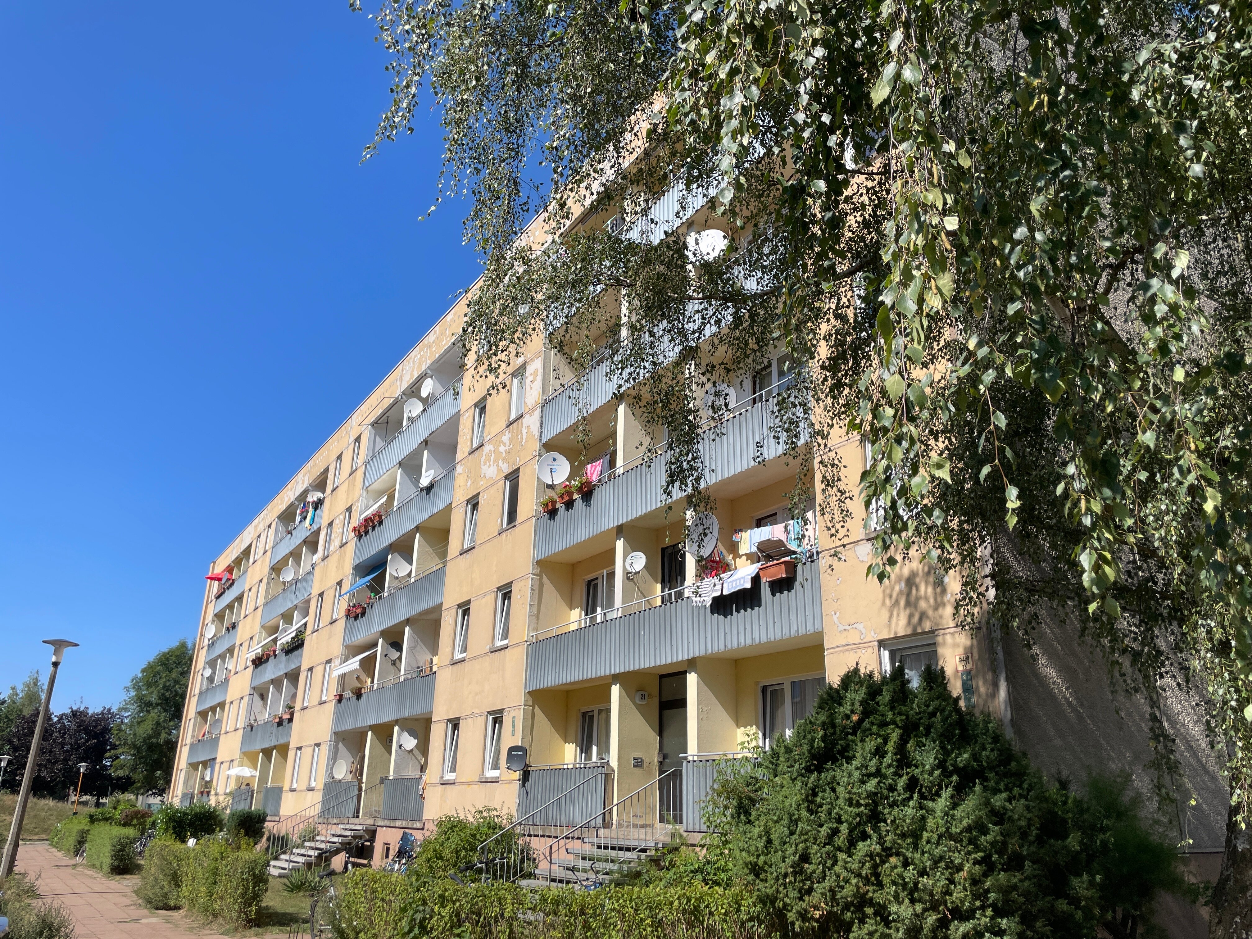 Wohnung zur Miete 300 € 3 Zimmer 58,1 m²<br/>Wohnfläche EG<br/>Geschoss ab sofort<br/>Verfügbarkeit Thomas-Müntzer-Straße 25 Perleberg Perleberg 19348