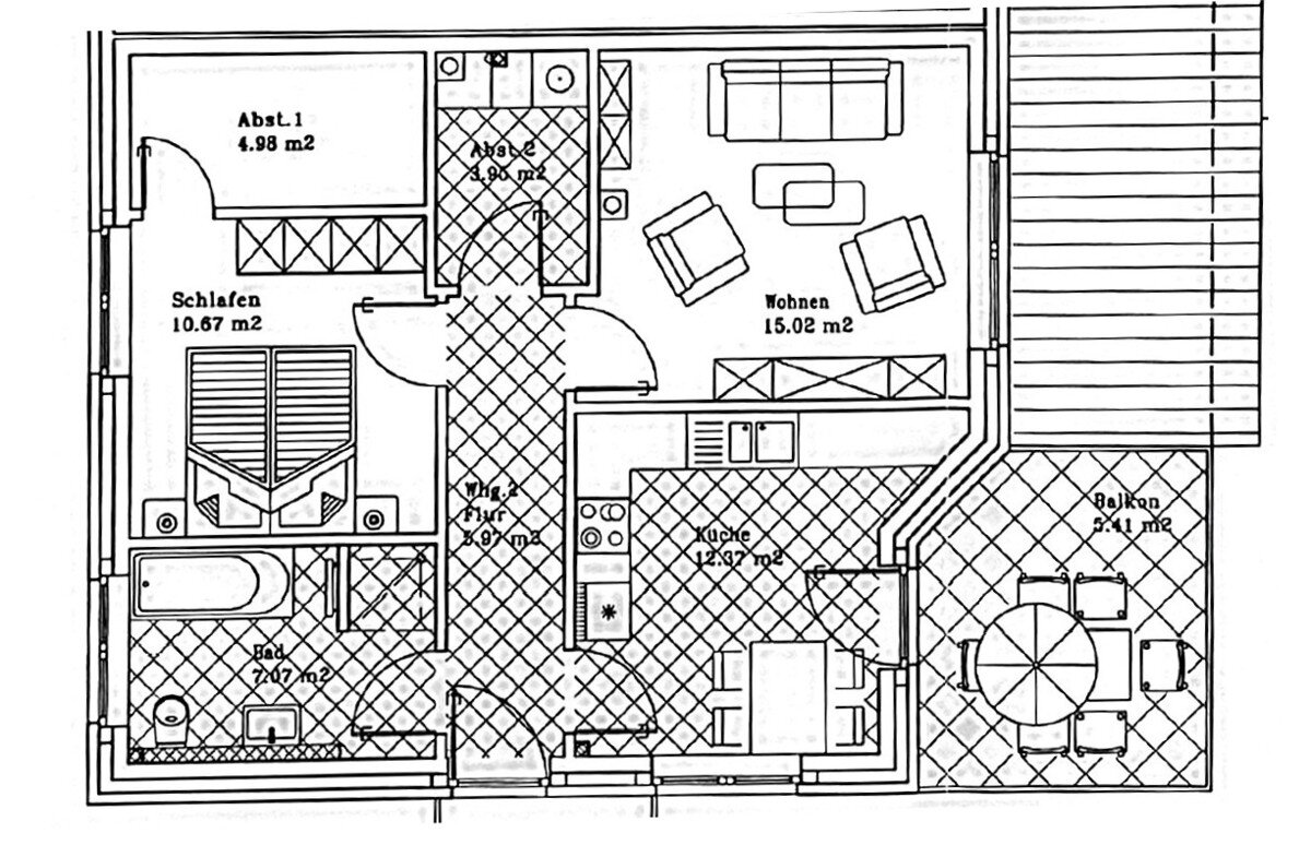 Wohnung zur Miete 625 € 2 Zimmer 65,4 m²<br/>Wohnfläche 1.<br/>Geschoss 01.01.2025<br/>Verfügbarkeit Löningen Löningen 49624