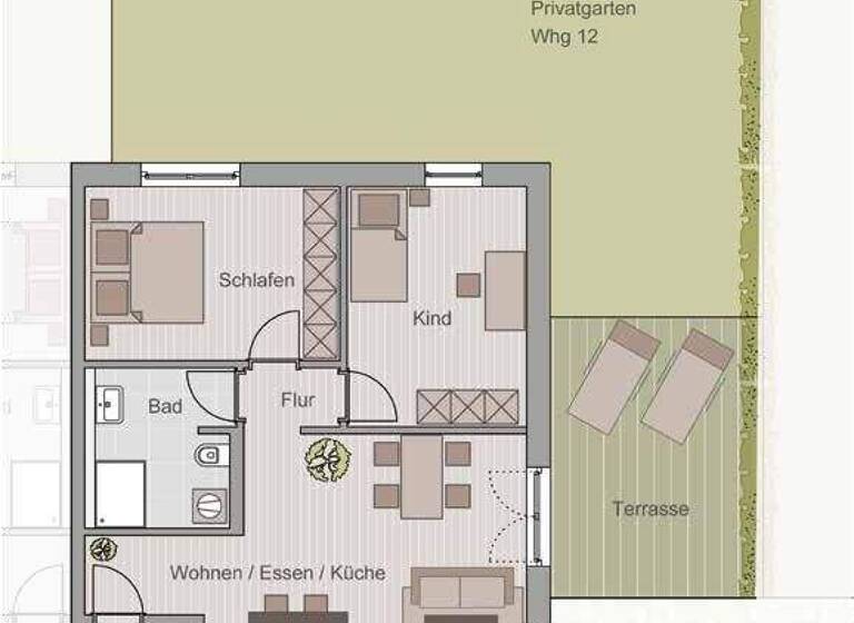 Wohnung zur Miete 990 € 3 Zimmer 80,9 m² Frauenbrünnl Straubing 94315