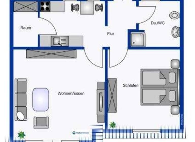 Wohnung zum Kauf 129.000 € 2 Zimmer 43 m² Westeraccumersiel Dornum OT Dornumersiel 26553