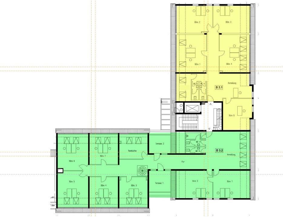 Praxisfläche zur Miete provisionsfrei 9,50 € 305 m²<br/>Bürofläche Gibitzenhof Nürnberg 90441