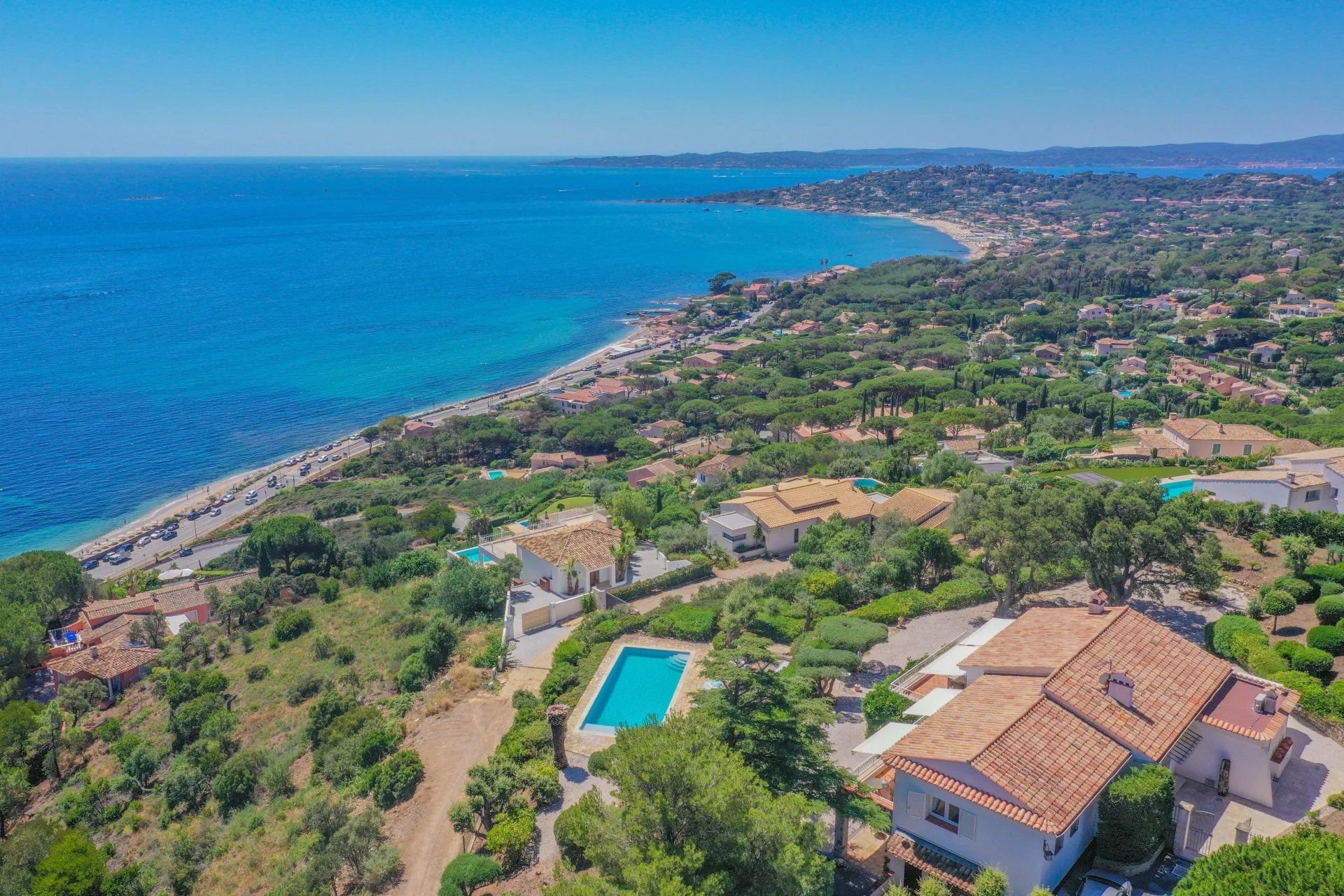 Villa zum Kauf provisionsfrei 4.450.000 € 6 Zimmer 233 m²<br/>Wohnfläche 4.000 m²<br/>Grundstück Nartelle-Noyer-Bellevue-bd des Sardinaux Sainte-Maxime 83120