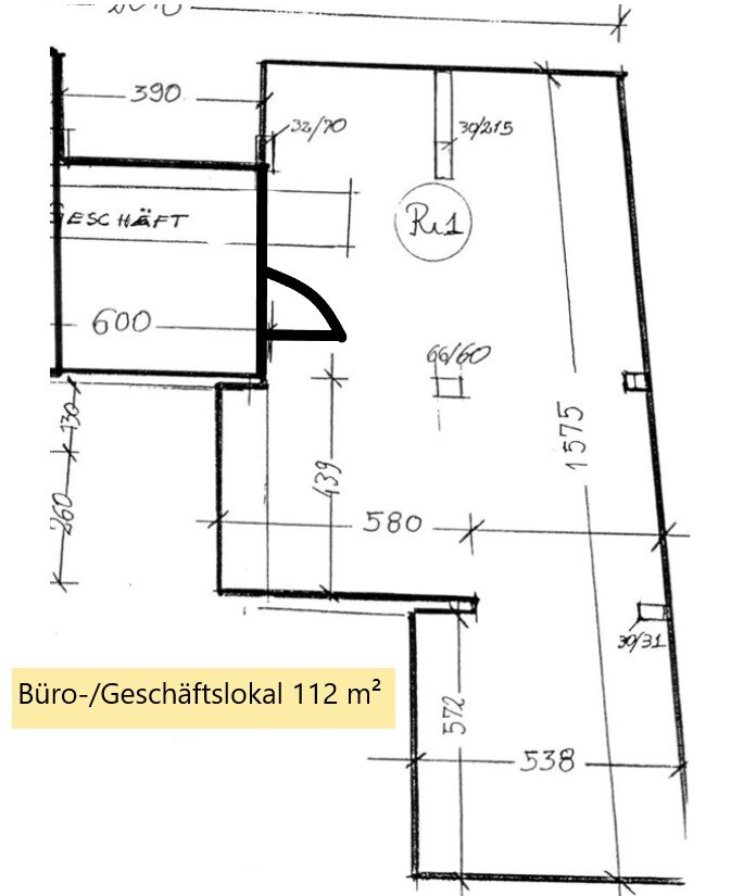 Büro-/Praxisfläche zur Miete 5 € 112 m²<br/>Bürofläche Fohnsdorf 8753