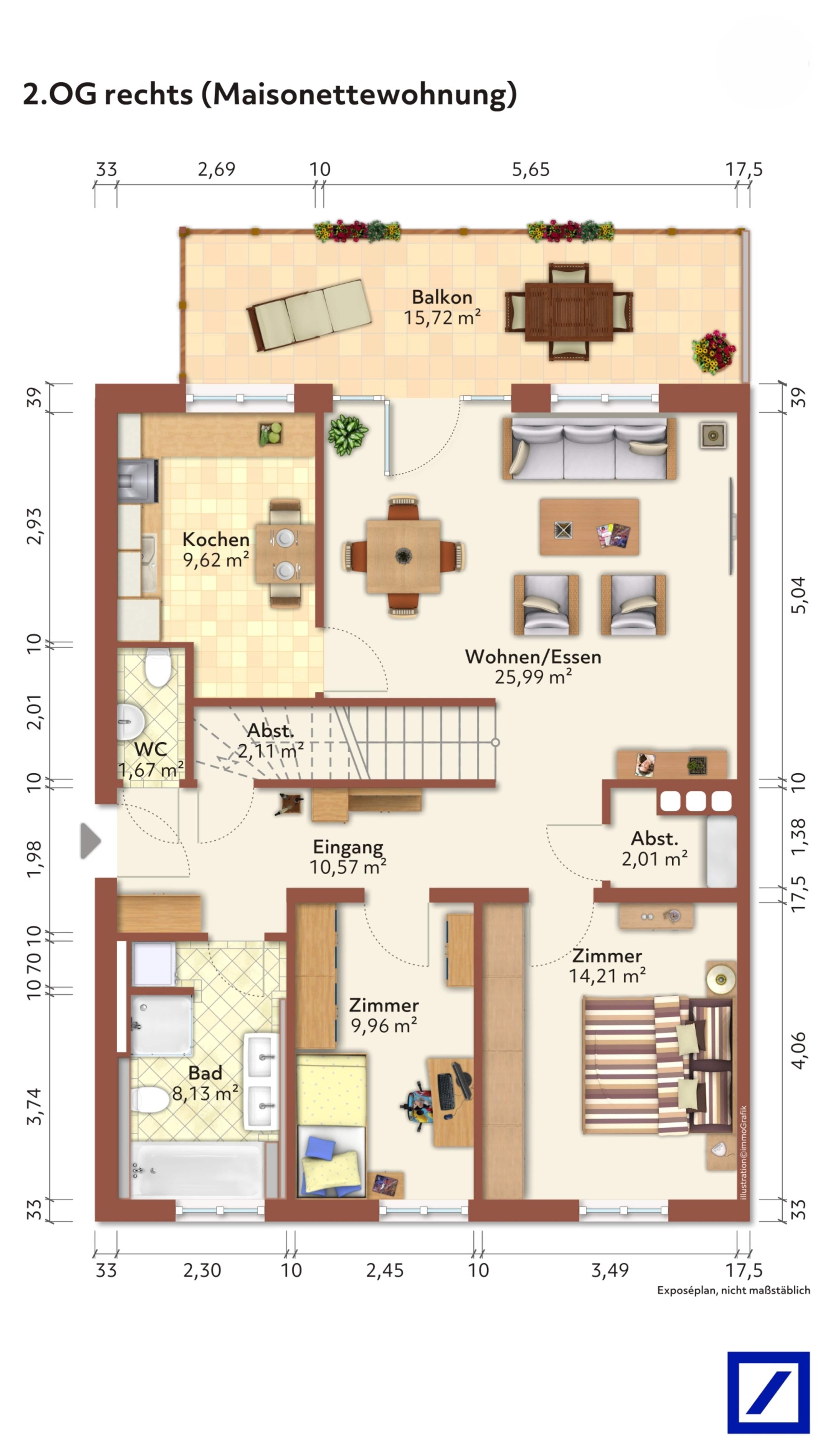 Penthouse zum Kauf 595.000 € 4 Zimmer 122 m²<br/>Wohnfläche ab sofort<br/>Verfügbarkeit Wahren Leipzig 04159