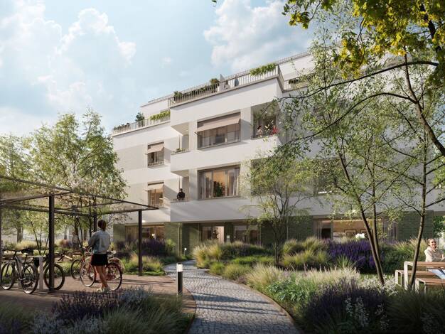 Wohnung zum Kauf - Neubau provisionsfrei 560.000 € 3 Zimmer 75,2 m² 3. Geschoss Berkenbrücker Steig 18-19 Alt-Hohenschönhausen Berlin 13055