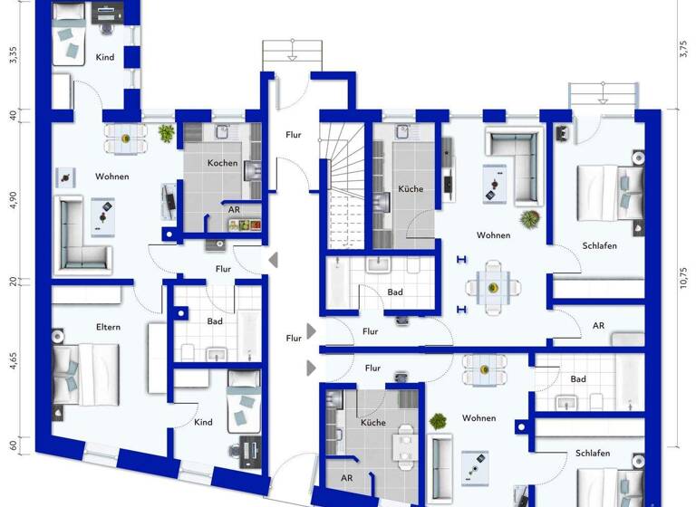 Mehrfamilienhaus zum Kauf als Kapitalanlage geeignet 690.000 € 21 Zimmer 479,3 m² 680 m² Grundstück Bad Kreuznach 55545